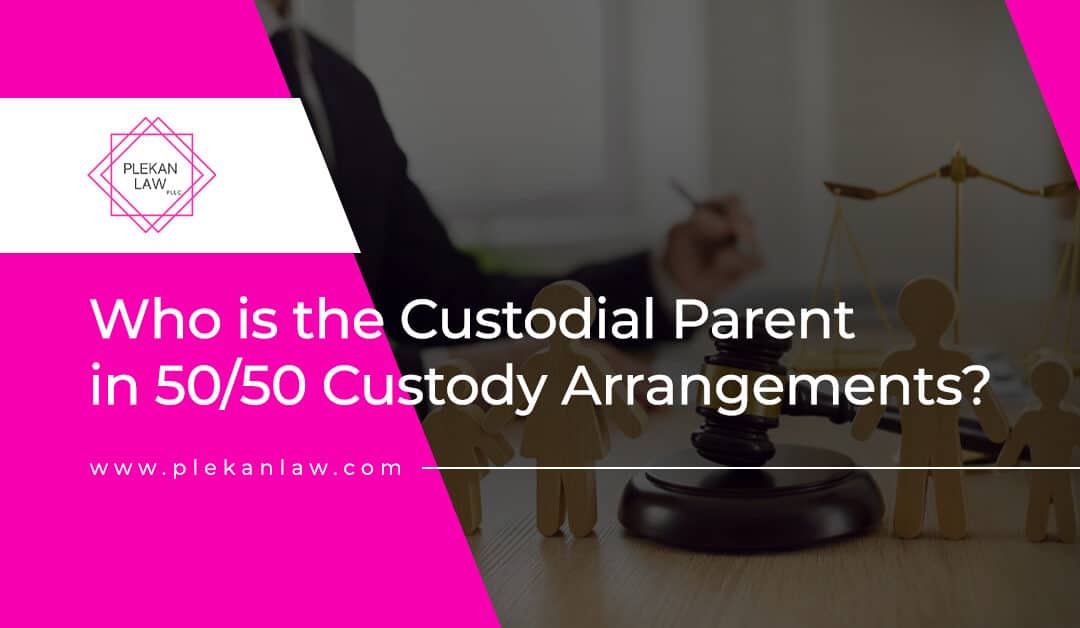 who is the custodial parent in 50/50 custody